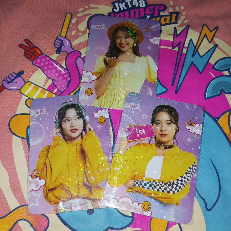 PHOTOCARD ANTERAJA X JKT48 SR | SHANI, ZEE & MARSHA