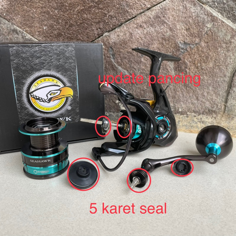 Reel SEAHAWK CARBON HUNTER / PRO RX full seal 2500/4000/6000