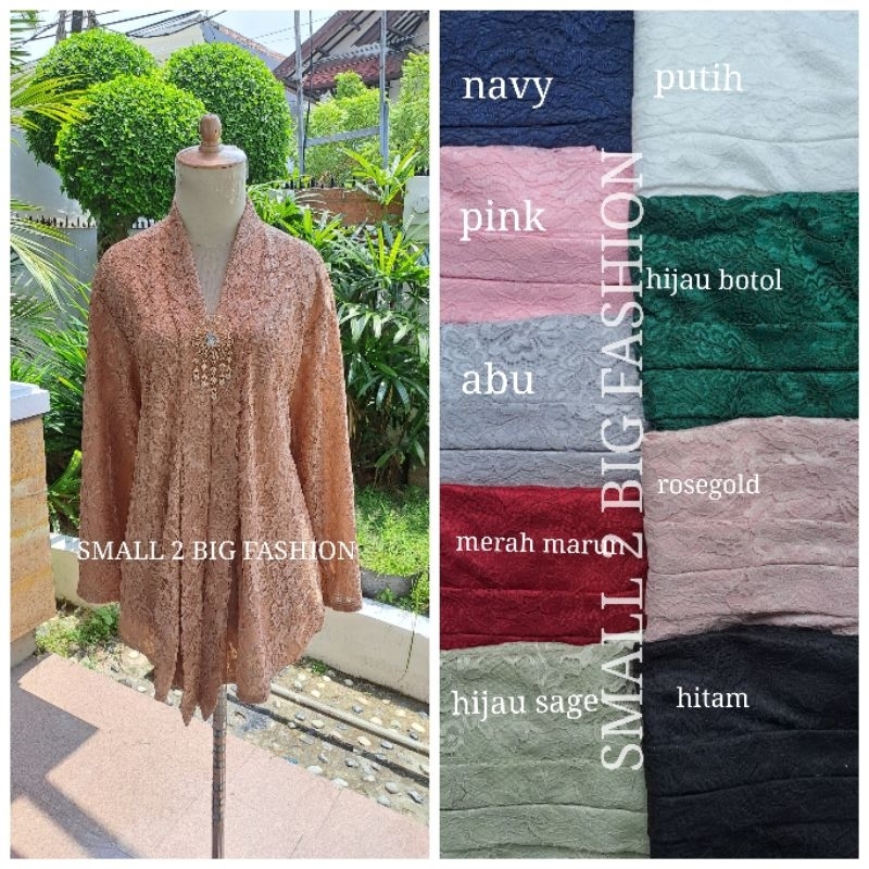 Kebaya brokat jumbo 2L 3L 4L 5L / kebaya brukat bigsize / kebaya wisuda 3L 4L 5L / kebaya muslim