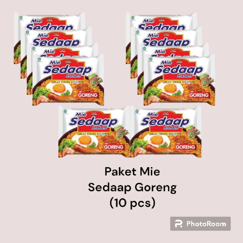 

Paket Mie Sedaap Goreng