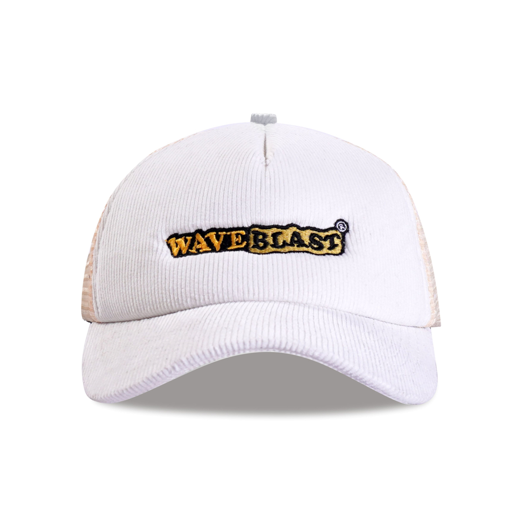 Waveblast Hat Trucker - Eikona Corduroy White