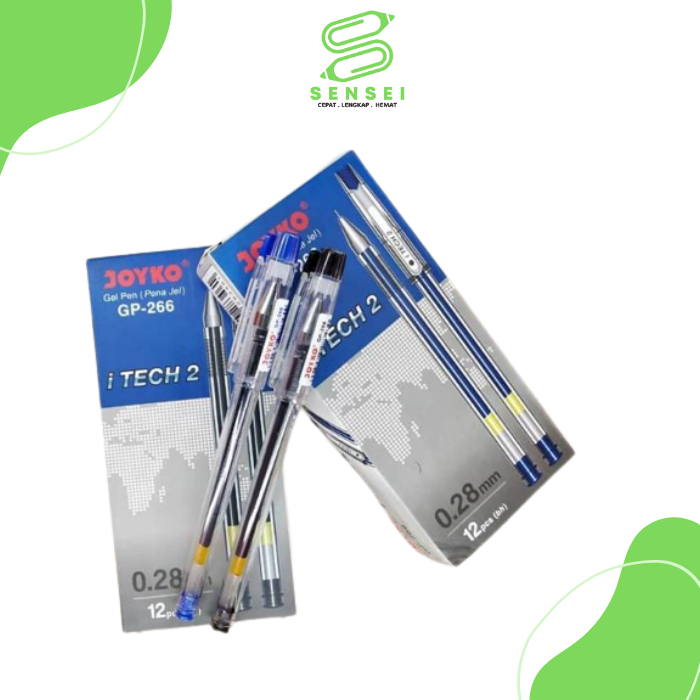 

1 Pcs Bolpoin PEN GEL JOYKO I TECH GP266 Pulpen Pena