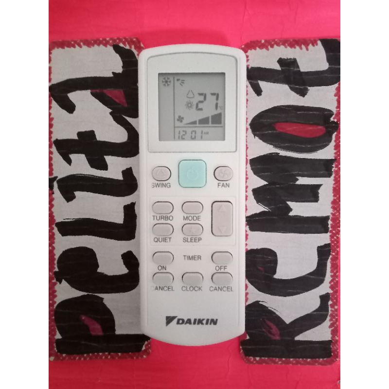 REMOTE AC DAIKIN R32 INVERTER ORIGINAL TERLENGKAP