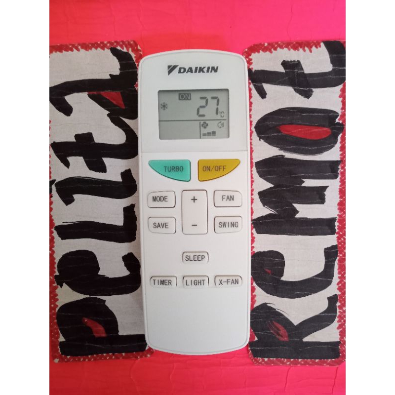 Remote Remot AC inverter Daikin TURBO original terlengkap
