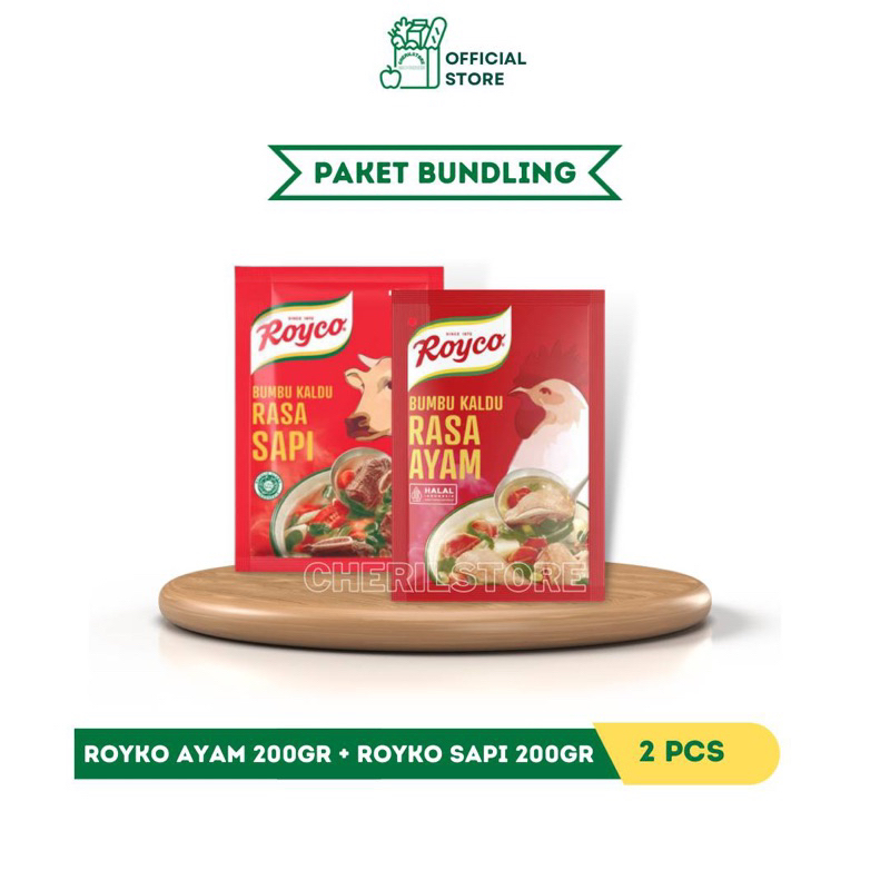 

Royko sapi 200 gram bundling royko ayam 200 gram