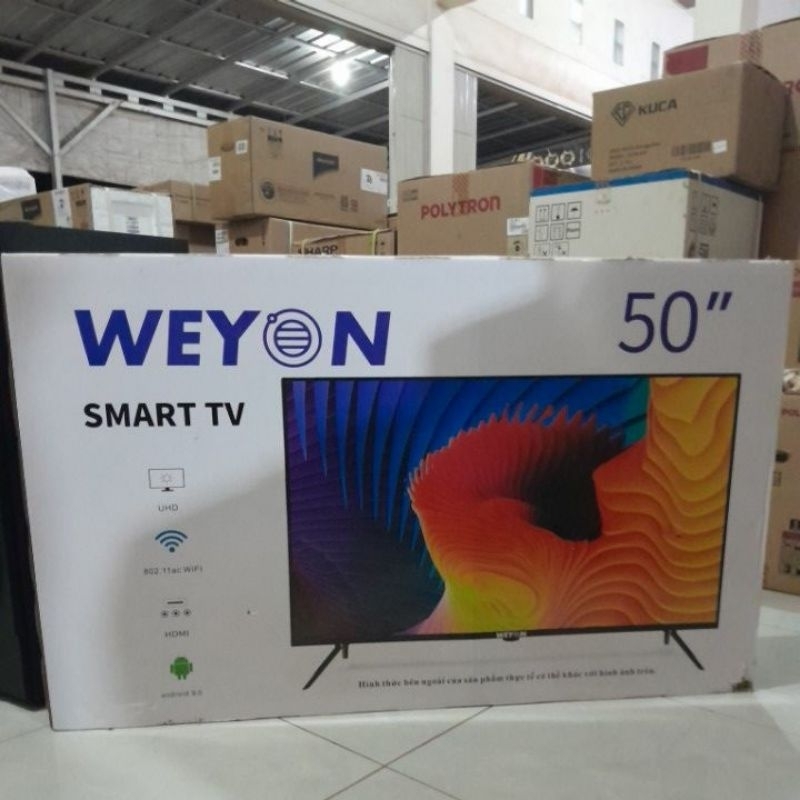 TV Led Android 50 inch merk weyon