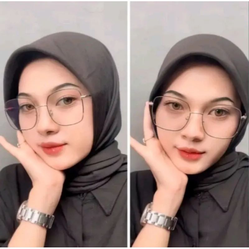 kacamata lensa photokromik antiradiasi model kotak bisa custom minus dan silinder kode 9698 gratis b
