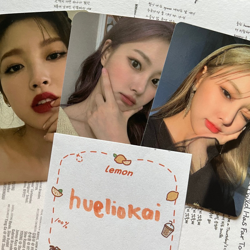 [BISA LANGSUNG CO//read description] photocard pc official iz*one izone hyewon pob one reeler or BUN