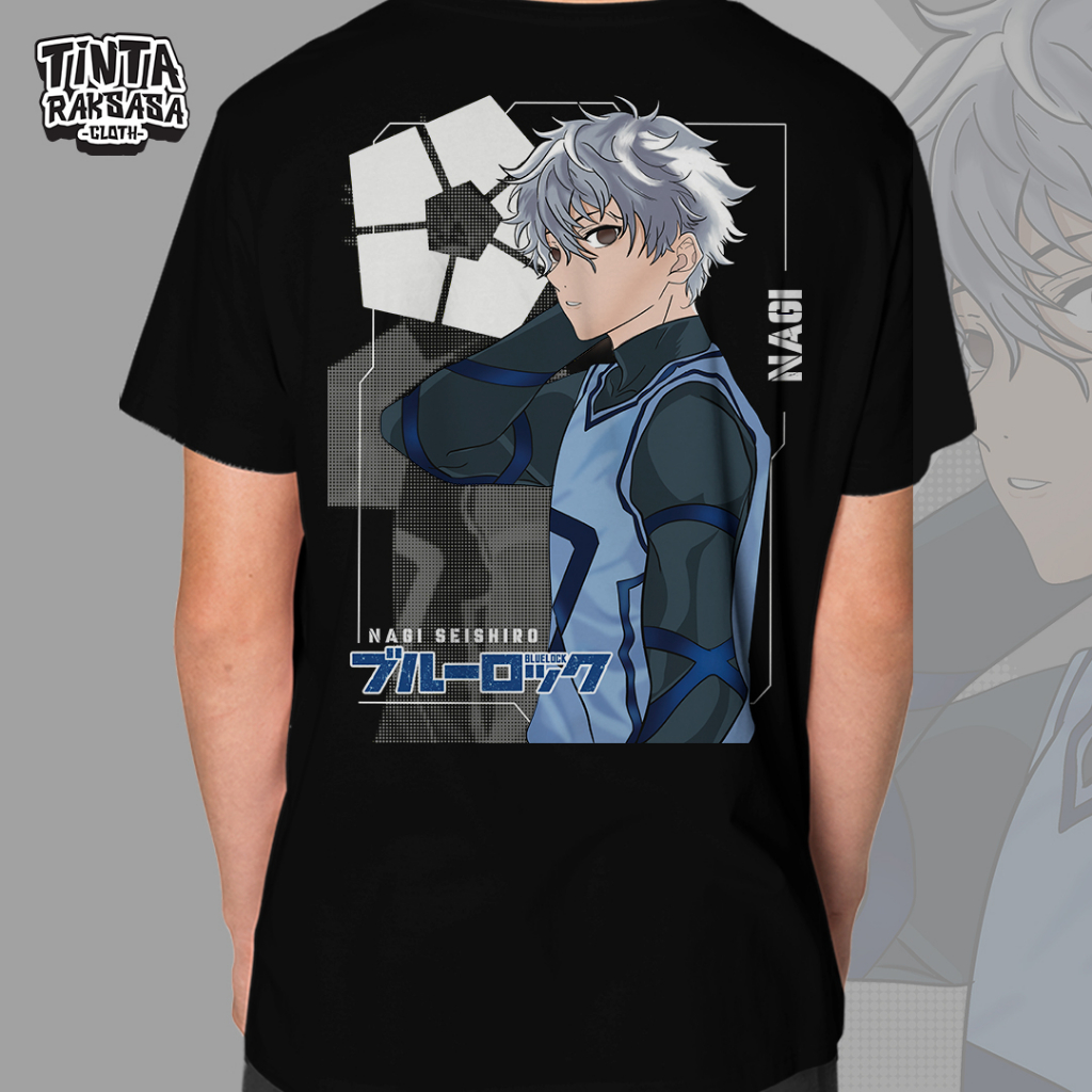 Tinta Raksasa Kaos Anime Nagi Seishiro - Blue lock Tshirt Anime