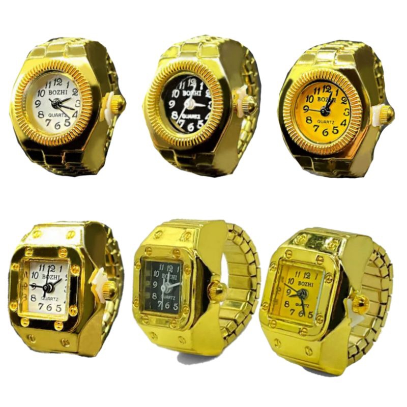 JAM CINCIN PRIA DAN WANITA ,JAM CINCIN ELEGAN SUPER KEREN | BONUS KOTAK CINCIN DAN BATRE CADANGAN