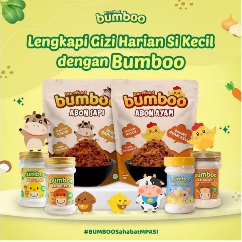 

Barefood BUMBO abon sapi &ayam/ kaldu sapi,ayam dan jamur anak MPASI bahan alami