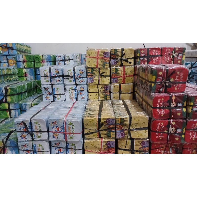 

AMPLOP LEBARAN MINI/KECIL 100PAK/1000LEMBAR SIAP PAKAI