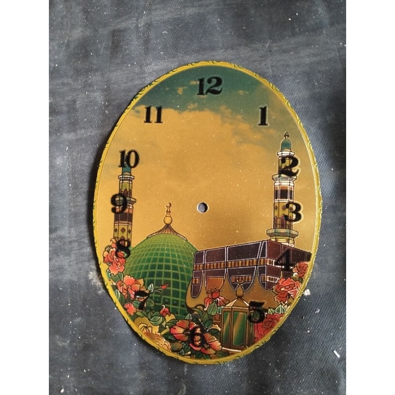 gambar untuk jam. gambar kabah / kubah masjid nabawi. bahan foil