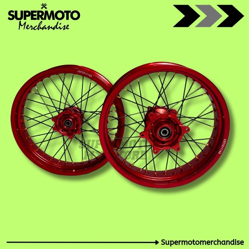 wheelset Supermoto velg Supermoto velg 300 350 Pelek klx crf wr
