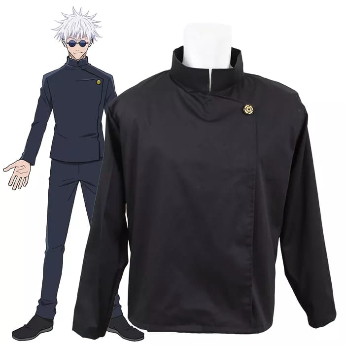 (PDS) GOJO SATORU SERAGAM SEKOLAH COSPLAY JUJUTSU KAISEN SEASON 2