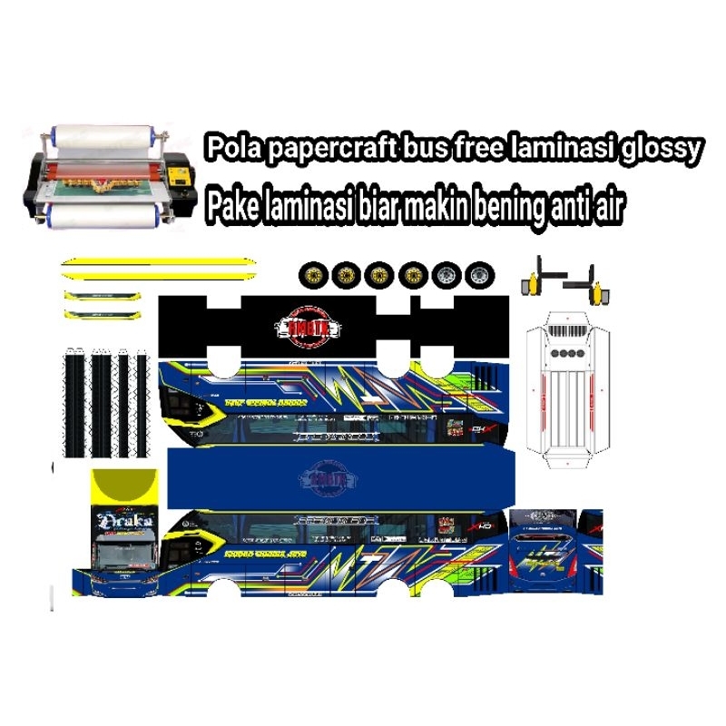 LEMBARAN PAPERBUS STJ,MINIATUR HARGA TERMURAH