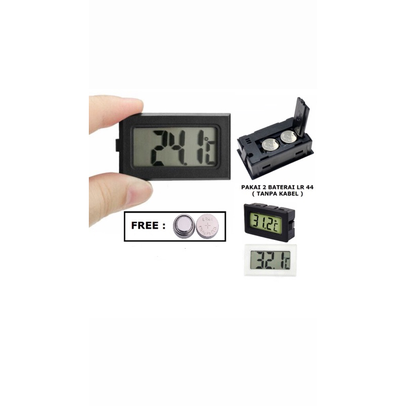 DIGITAL TERMOMETER RUANGAN / THERMOMETER SUHU RUANGAN / PENGUKUR SUHU
