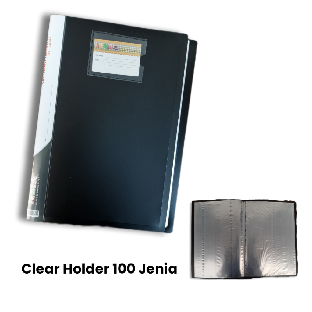 

Map Dokumen Document Keeper 100 lembar Display Book Folio Hitam