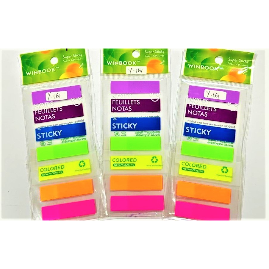 

Sticky Notes Page Marker Indexer Plastik Penanda Halaman 7 warna