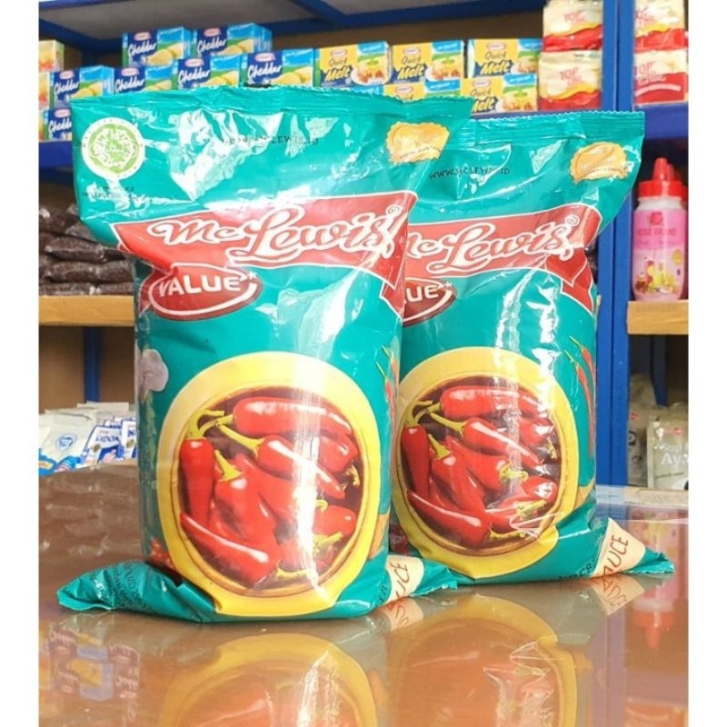 

SAUS CABAI SAMBAL BANTAL MC LEWIS 1KG