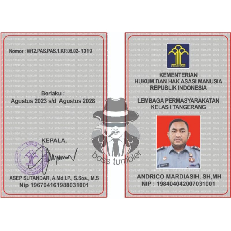 Cetak Id card bentuk E money / Brizzi
