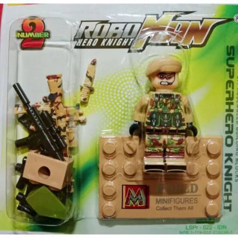 Mainan Lego Roboman Tentara 1pcs