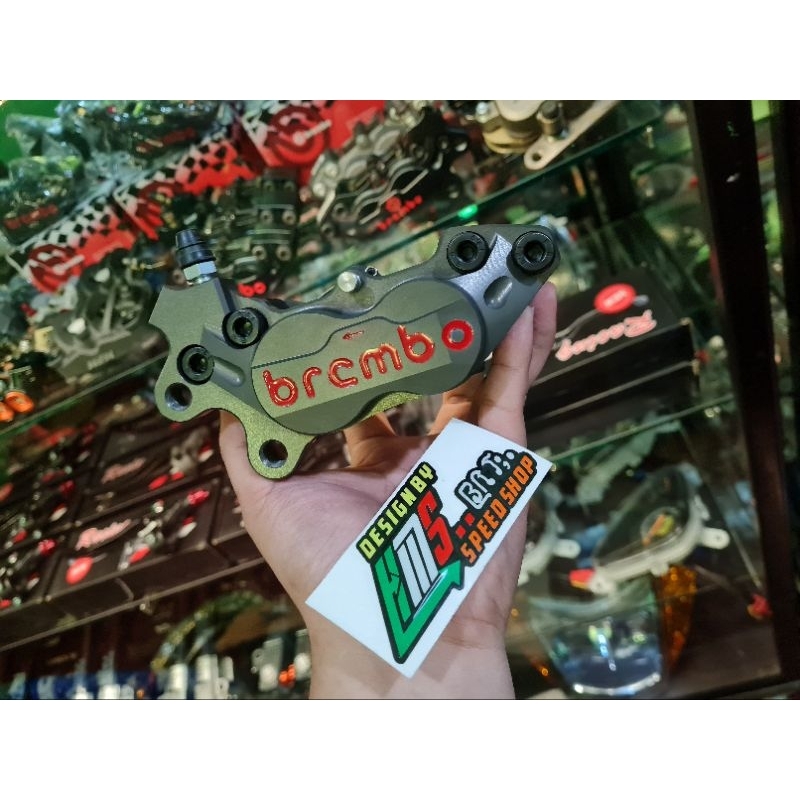 Kaliper Brembo 4Piston cnc Billet A100 Thailand / POSISI KIRI