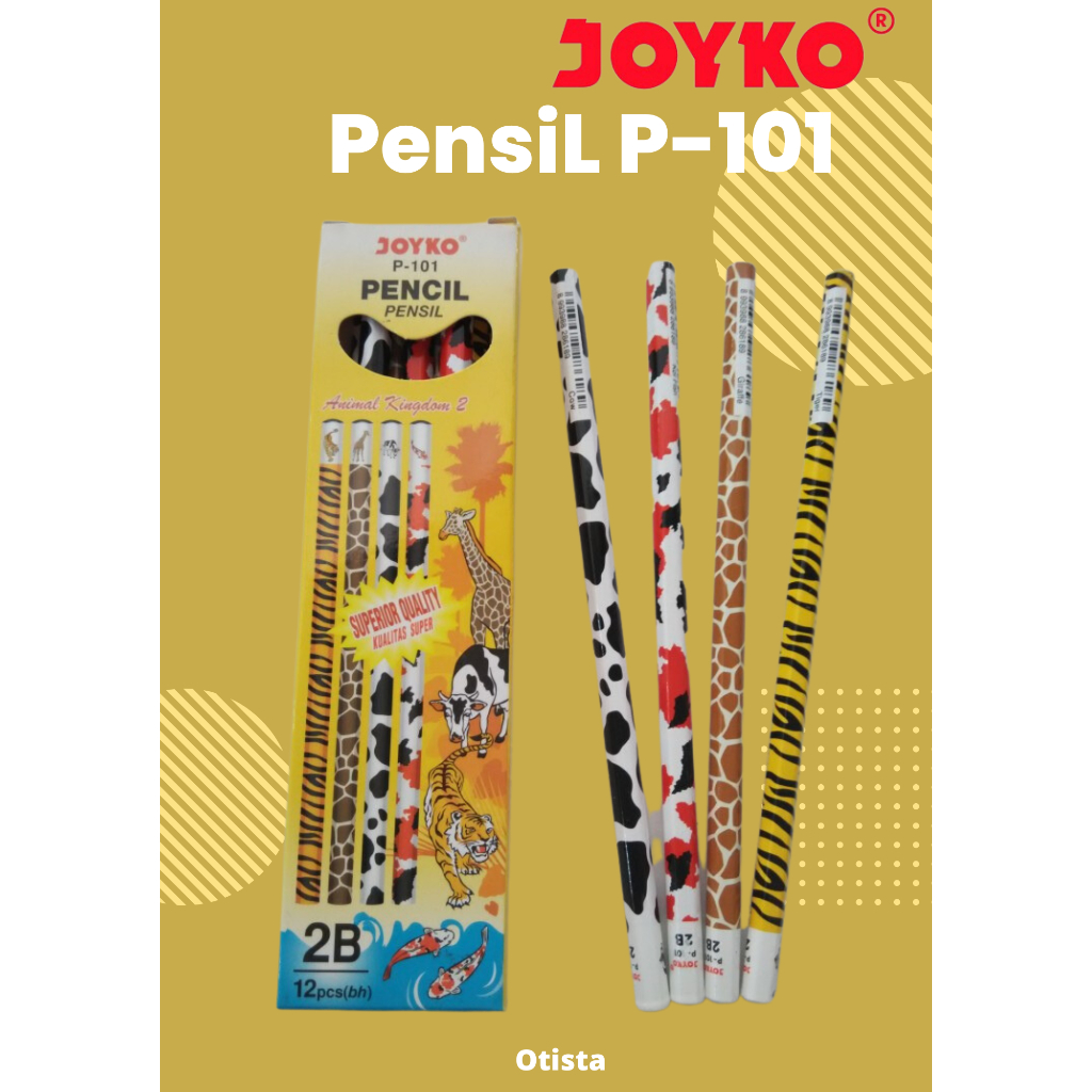 

Pensil Joyko P-101 Animal/ Pensil Joyko Motif Hewan