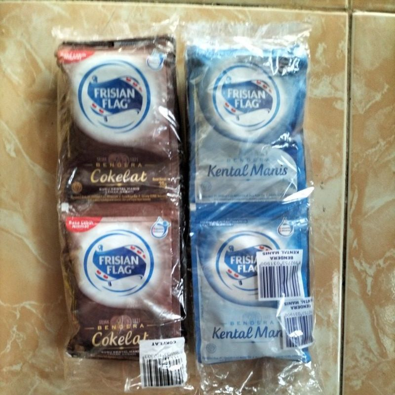 

susu frisian flag isi 6 sachet