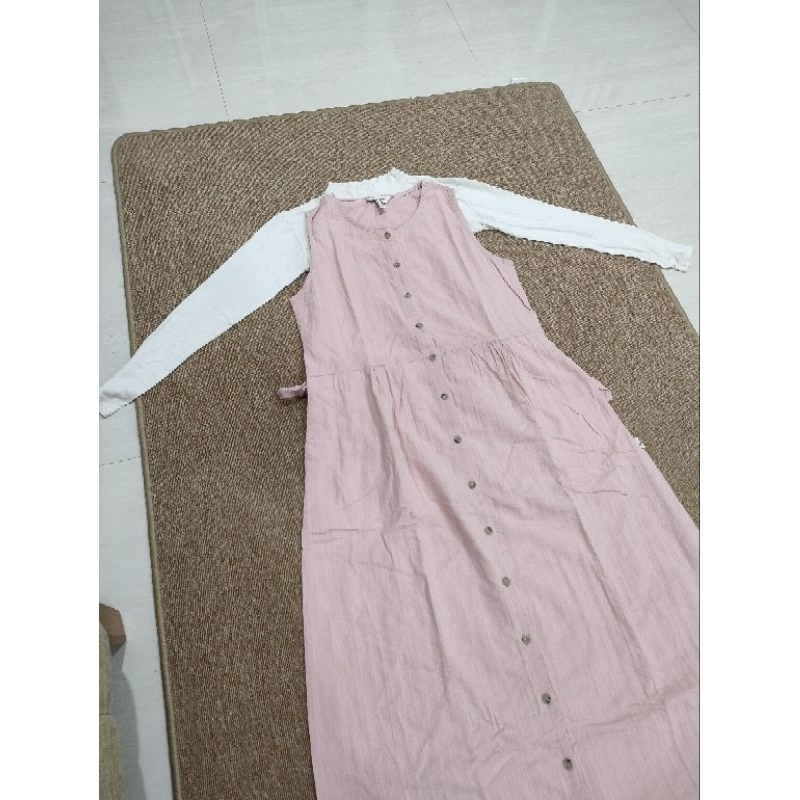 PRELOVED OVERALL REMIX JEANS