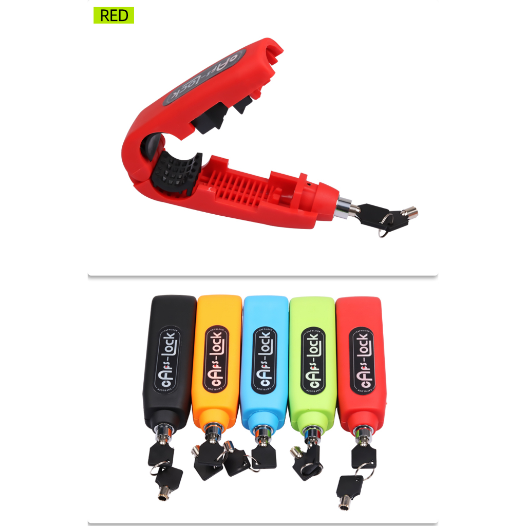 Gembok Rem Tangan Motor  Capslock Pengaman Kunci Stang Motor