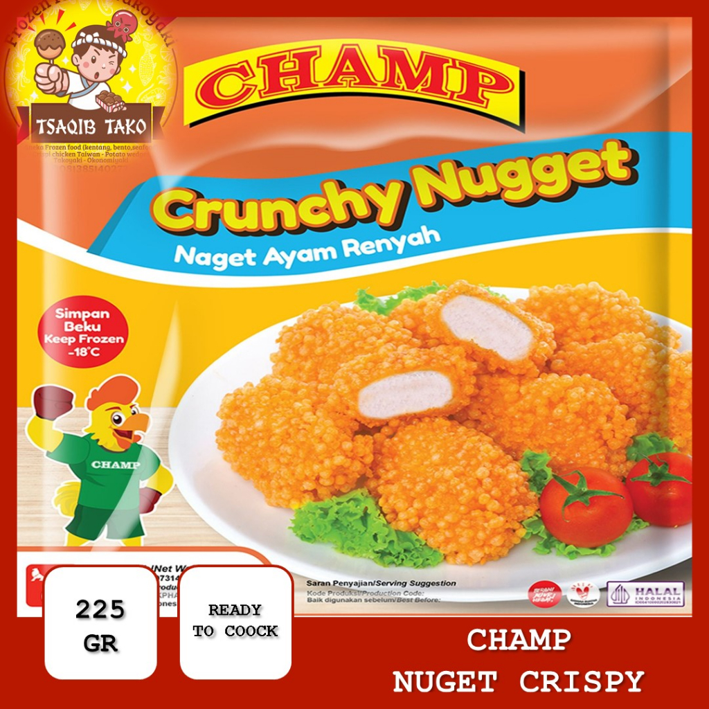 

PROMOCHAMP Crunchy Nugget / Naget Crispy Bubble / Nuget Crispy 225gr