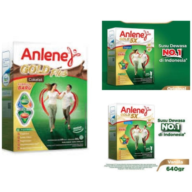 

Anlene Gold 640 gram rasa coklat/vanila/original