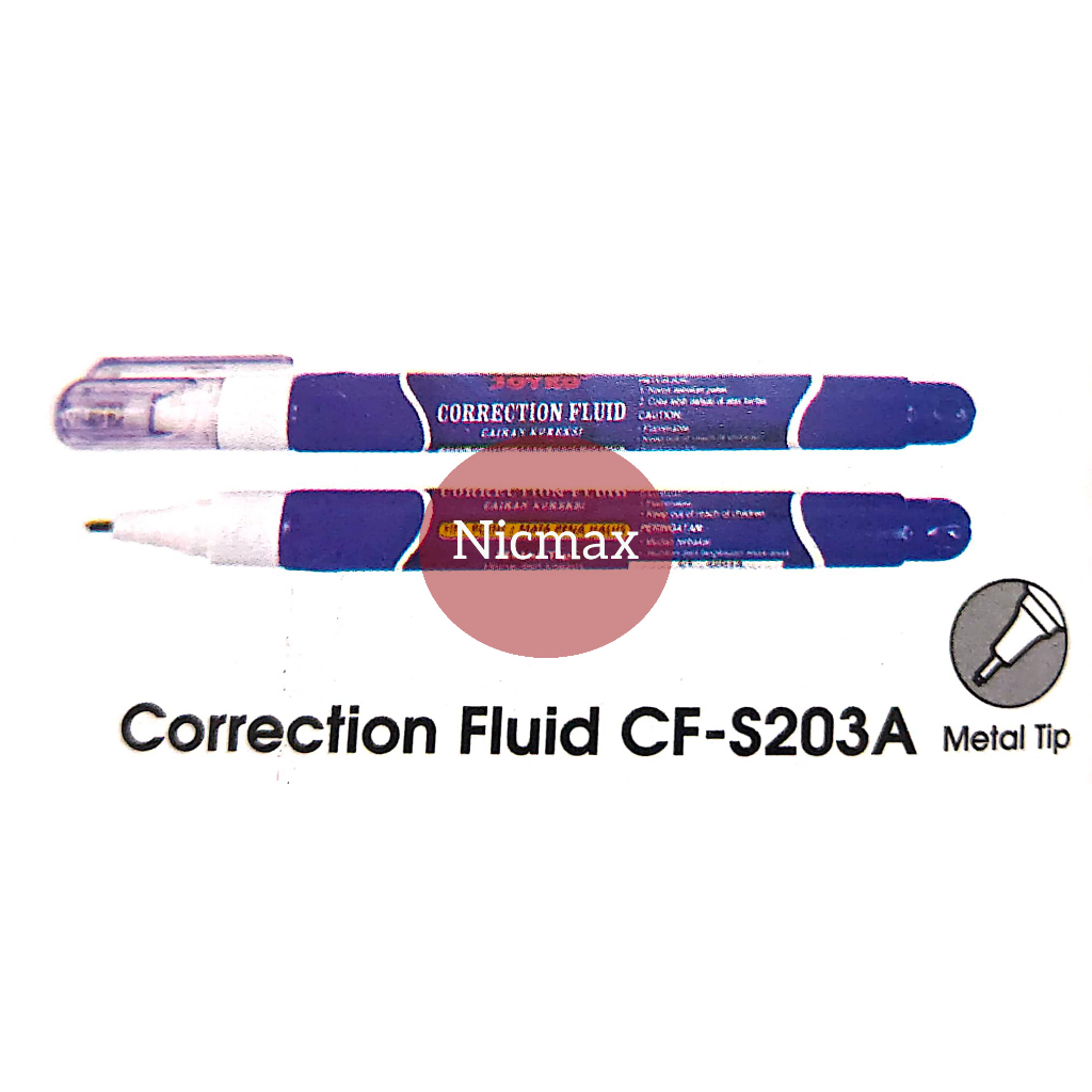 

Correction Fluid / Cairan Koreksi / Tip-Ex Cair Joyko CF-S203A