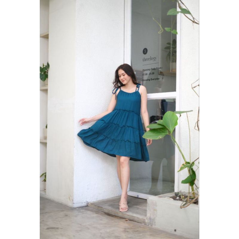 DRESS MONALISA / DRESS SINGLET PENDEK / KOREAN DRESS / DRESS BALI VIRAL