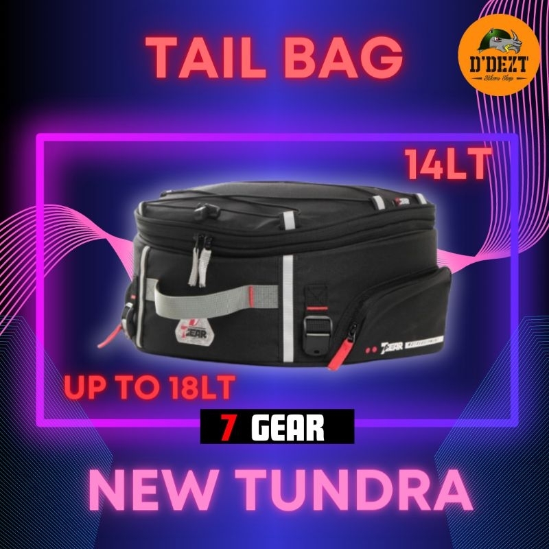7GEAR TUNDRA TAS BELAKANG MOTOR JOK TAILBAG TUNDRA