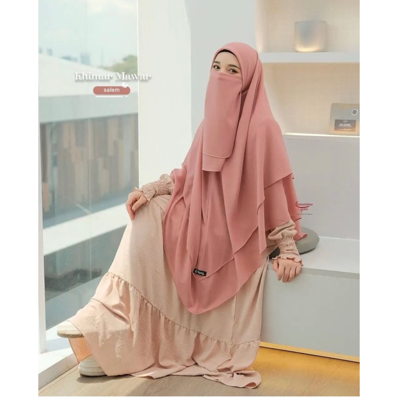 KHIMAR jumbo set cadar cerutybabydol/khimar segi3 intsan jumbo aet cadar/khimar syari 2layer set cad