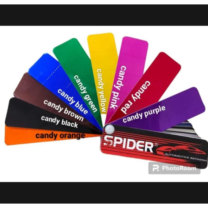 RK CAT SPIDER MERAH METALIK GELAP BURGUNDI RED