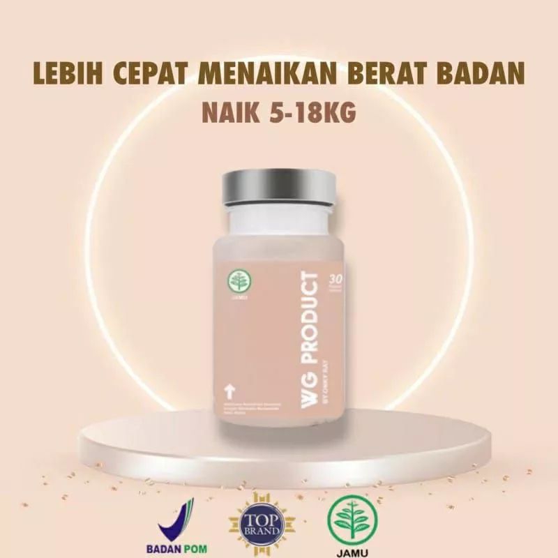 WG PRODUCT ORIGINAL OBAT PENGGEMUK BADAN MENAMBAH