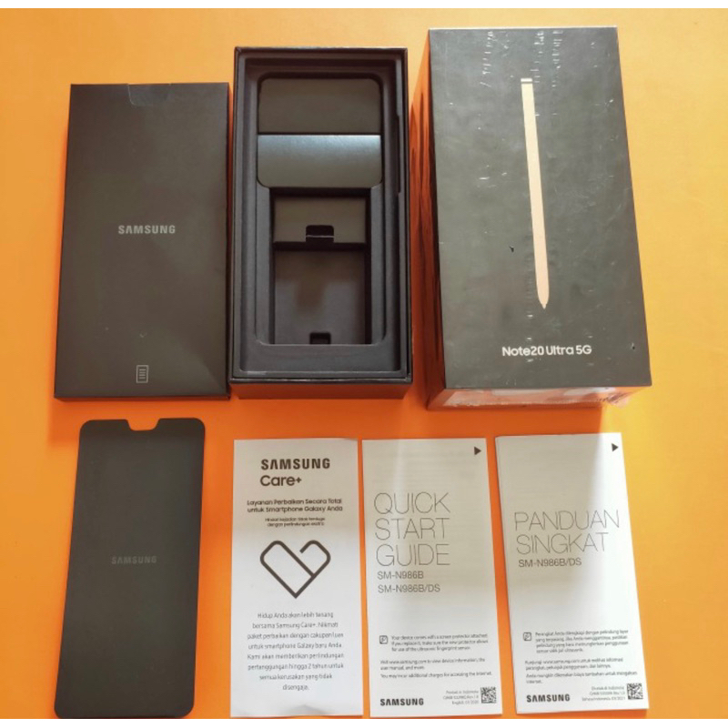 Dus Box Samsung Galaxy NOTE 20 ULTRA 5G Resmi Sein Original Copotan