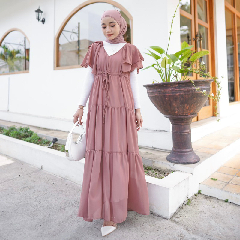 dress aira/dress ceruti/dress elegan/dress ceruti rempe/dress pantai