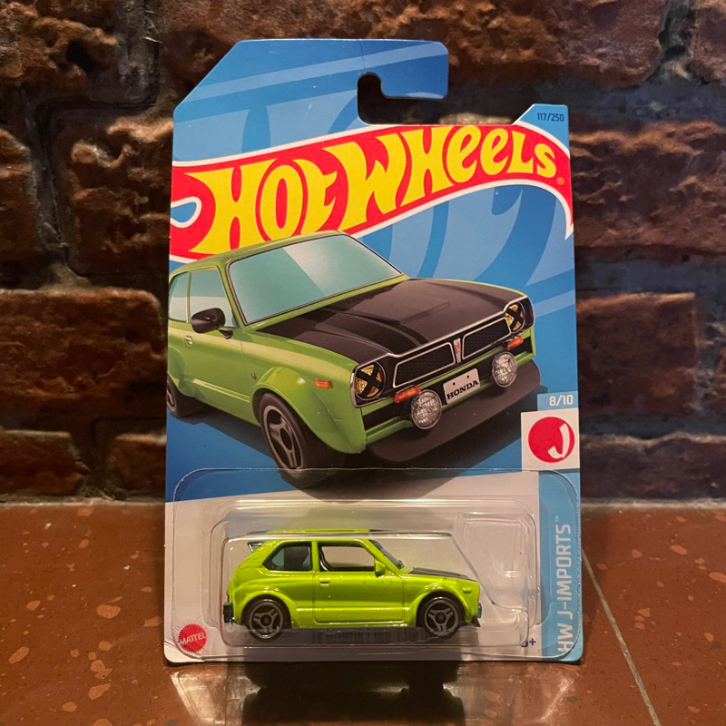 Hot Wheels Honda Civic Custom Hijau Mr bean