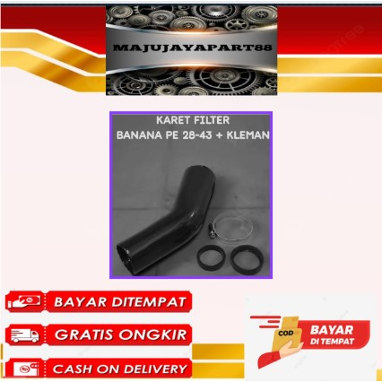BANANA RUBBER KLX BANANA RUBBER CRF 150 / KARET FILTER KARBU PNP KLX CRF NMAX AEROX + kleman