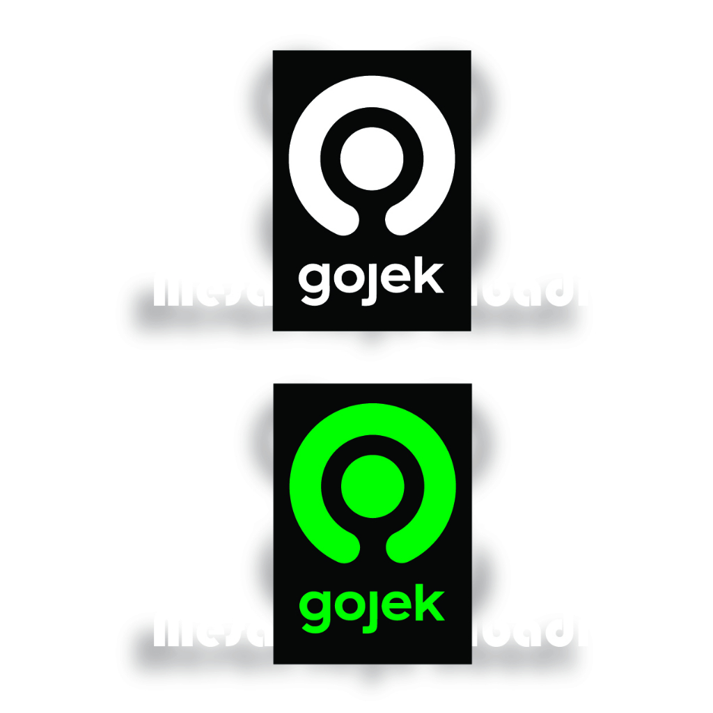 Gojek cutting sticker helm custom/cutting sticker mobil custom