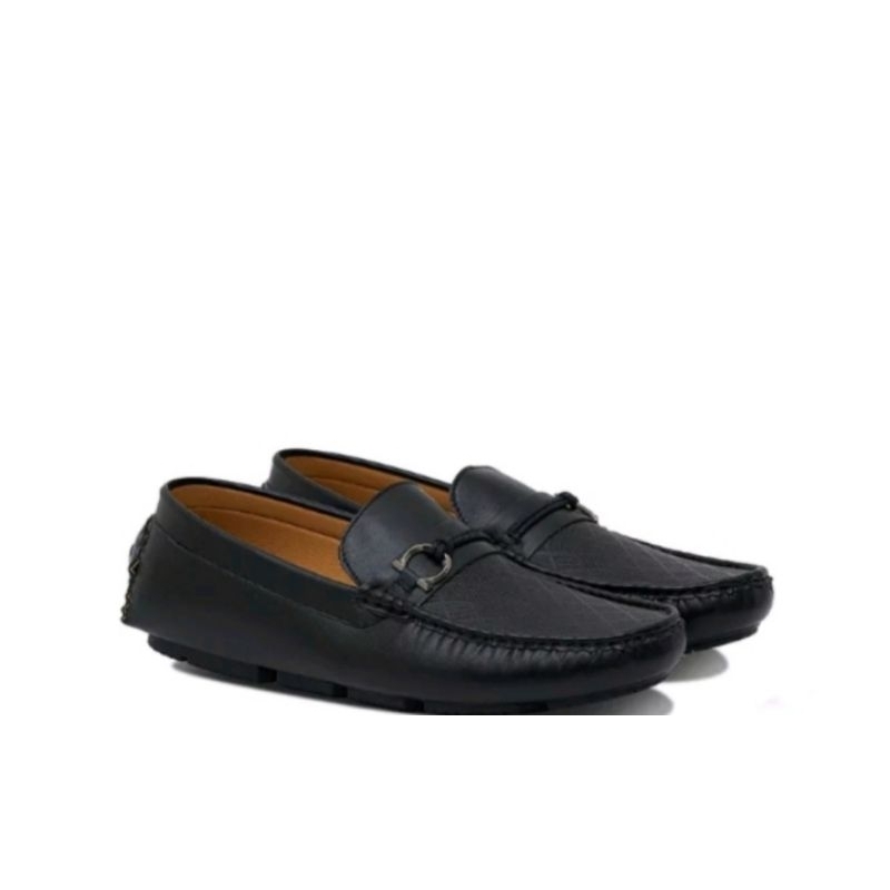 Sepatu pria casual loafers Cavallero tasco black (Second)