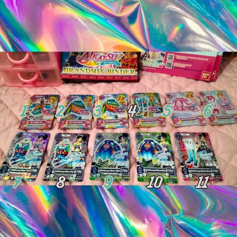 [Kartu Aikatsu] Premium Clothes/Acc Card Collection