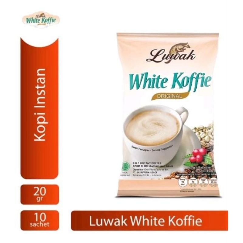 

white koffie 10 sachet