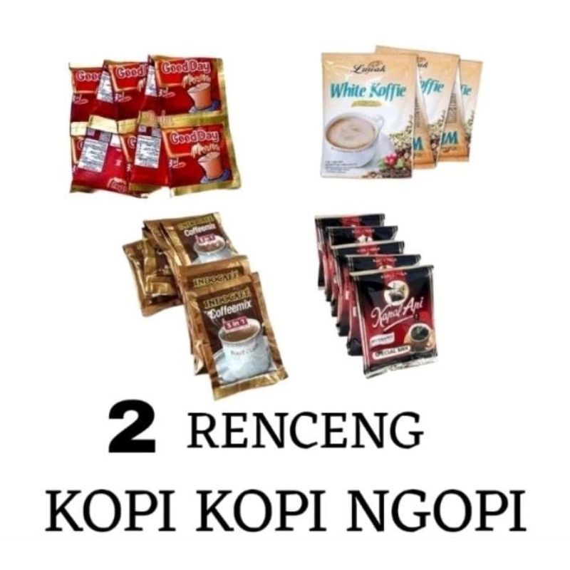 

aneka kopi 20 sachet/ renceng