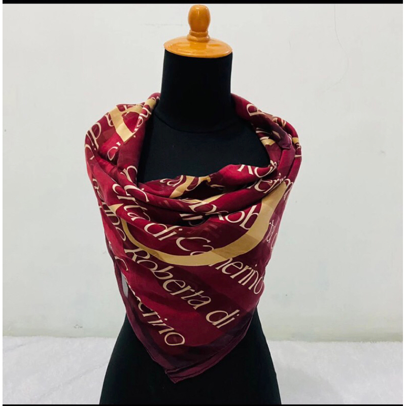 roberta dicamerino scarf maroon