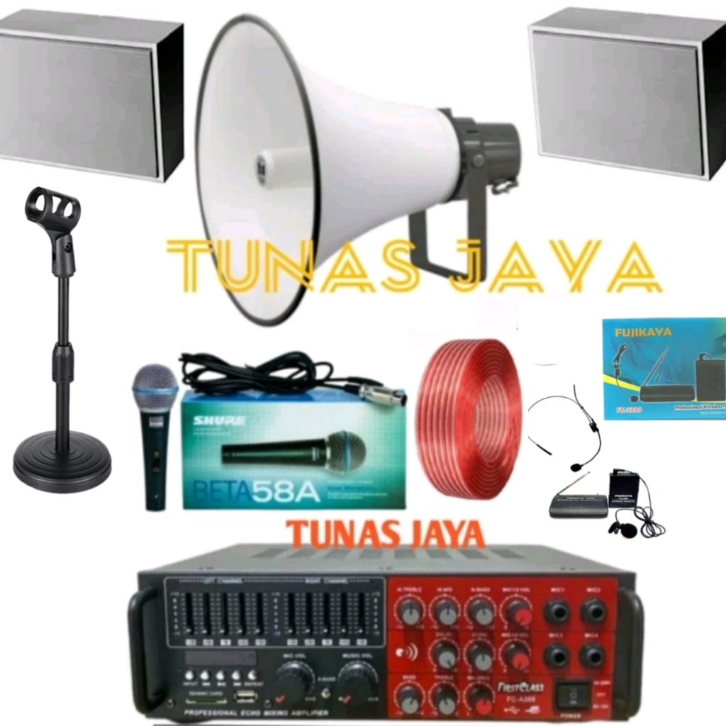 Paket Sound System masjid mushola TOA original garansi resmi